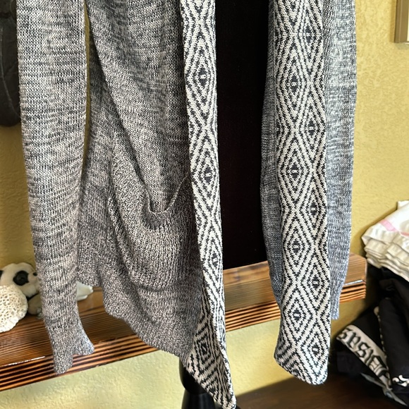 Obey Knit Open Front Cardigan Sweater - Picture 2 of 9